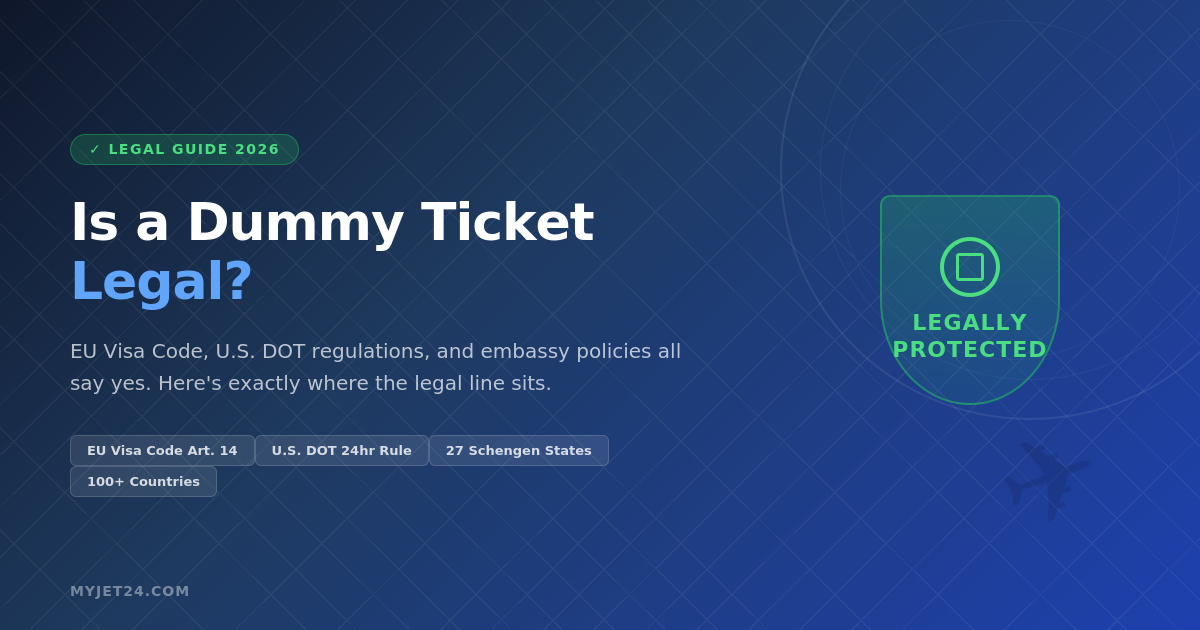 Is a Dummy Ticket Legal? Everything Travellers Need to Know in 2026